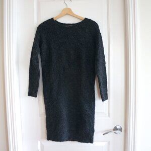 Alpaca/wool blend sweater dress